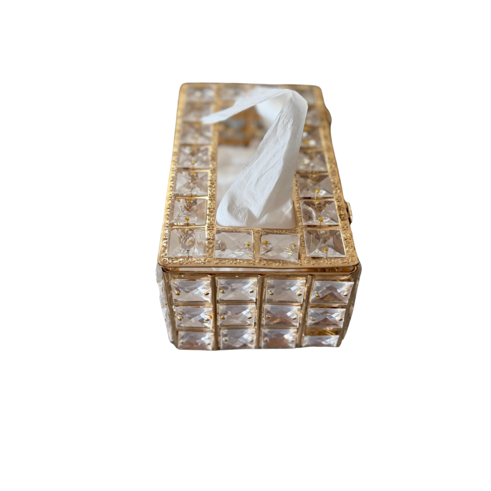 Luxury Crystal Tissue Box Cover - Image 3